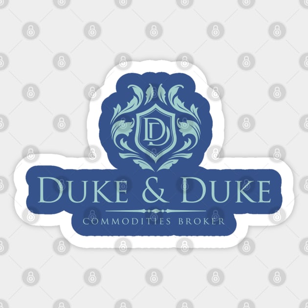 Duke & Duke Sticker by spicytees